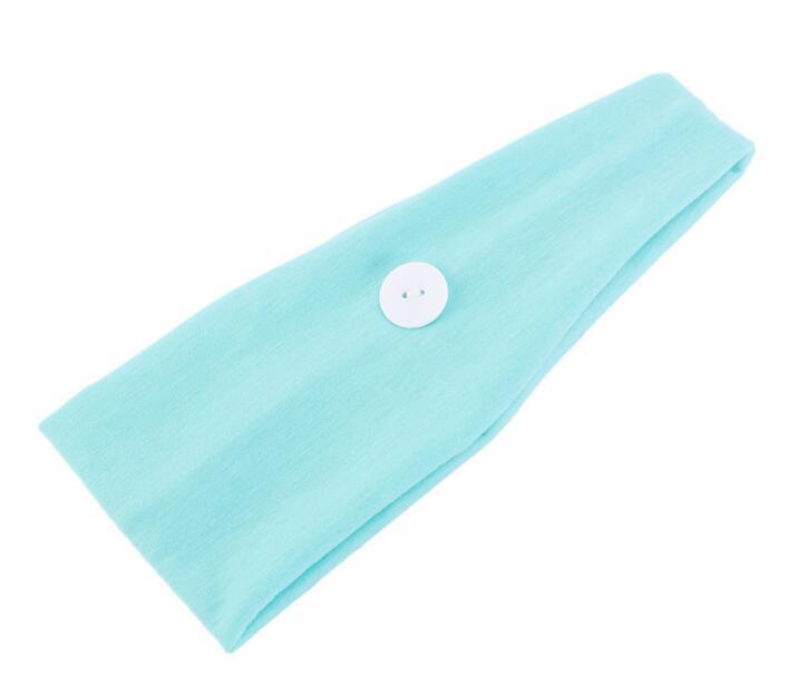 Button sports headband
