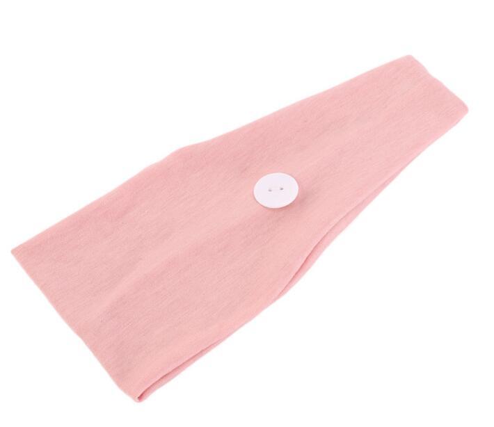 Button sports headband